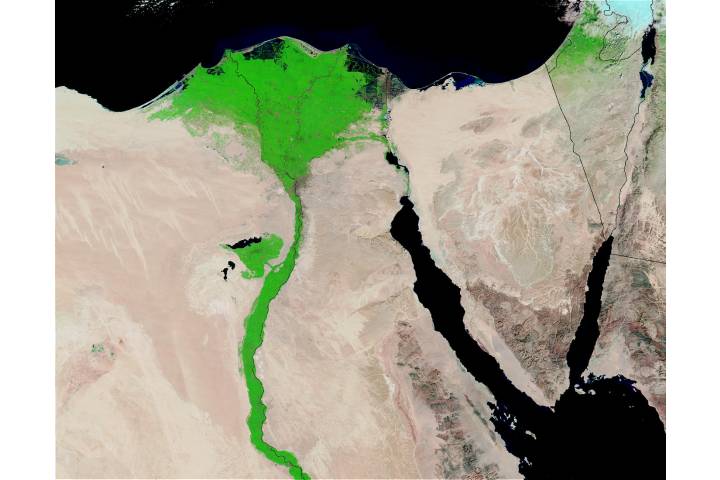 Egypt (false color) - selected image