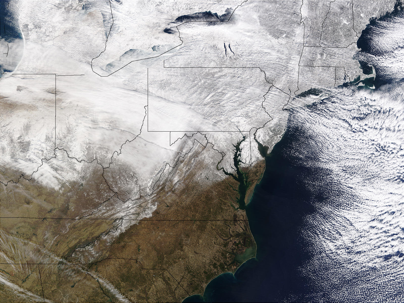 Snow across Eastern United States - related image preview