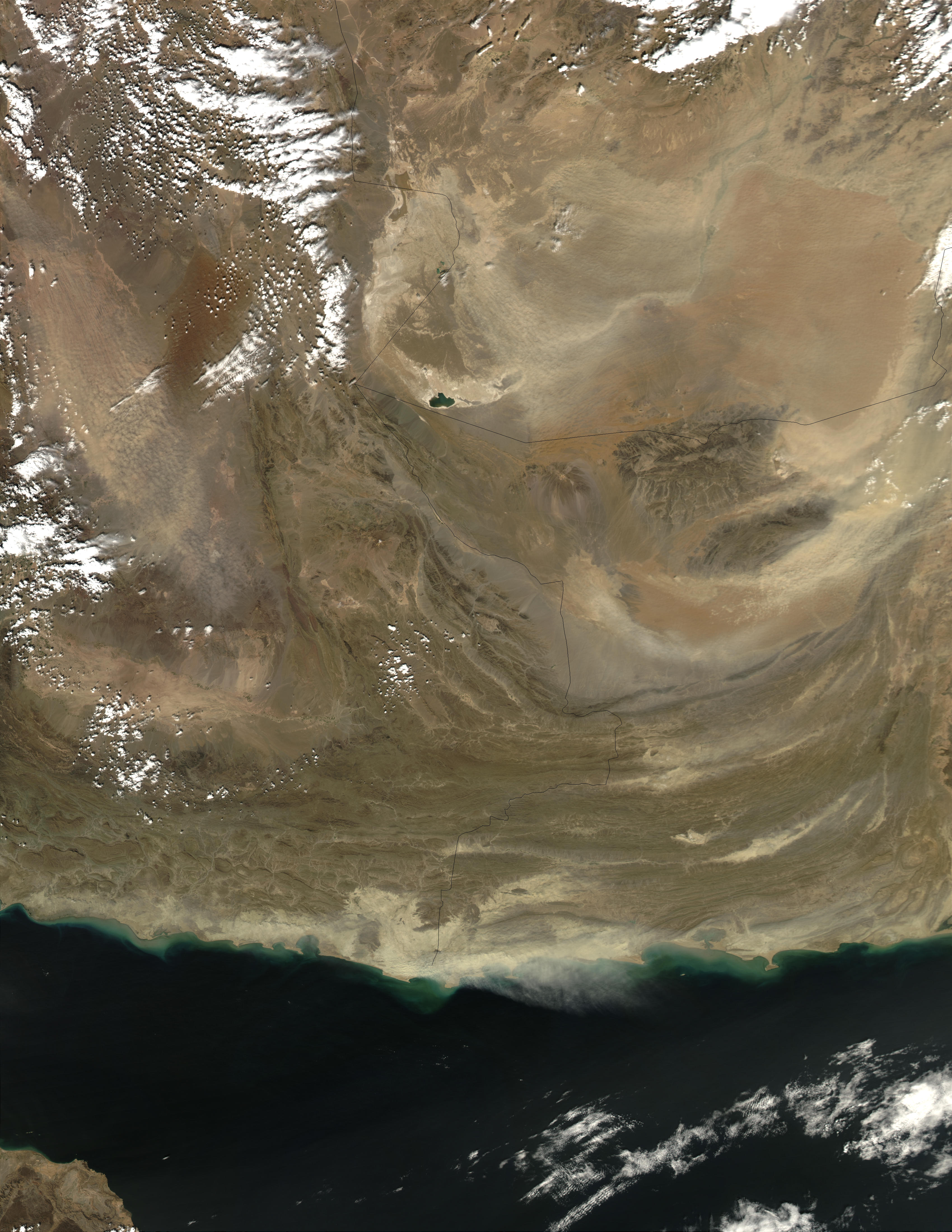 Dust storms in southwest Asia - related image preview