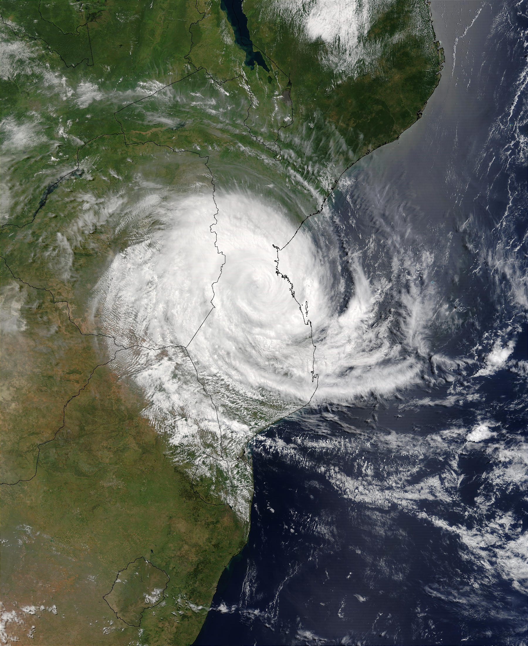Tropical Cyclone Japhet (19S) over Mozambique - related image preview