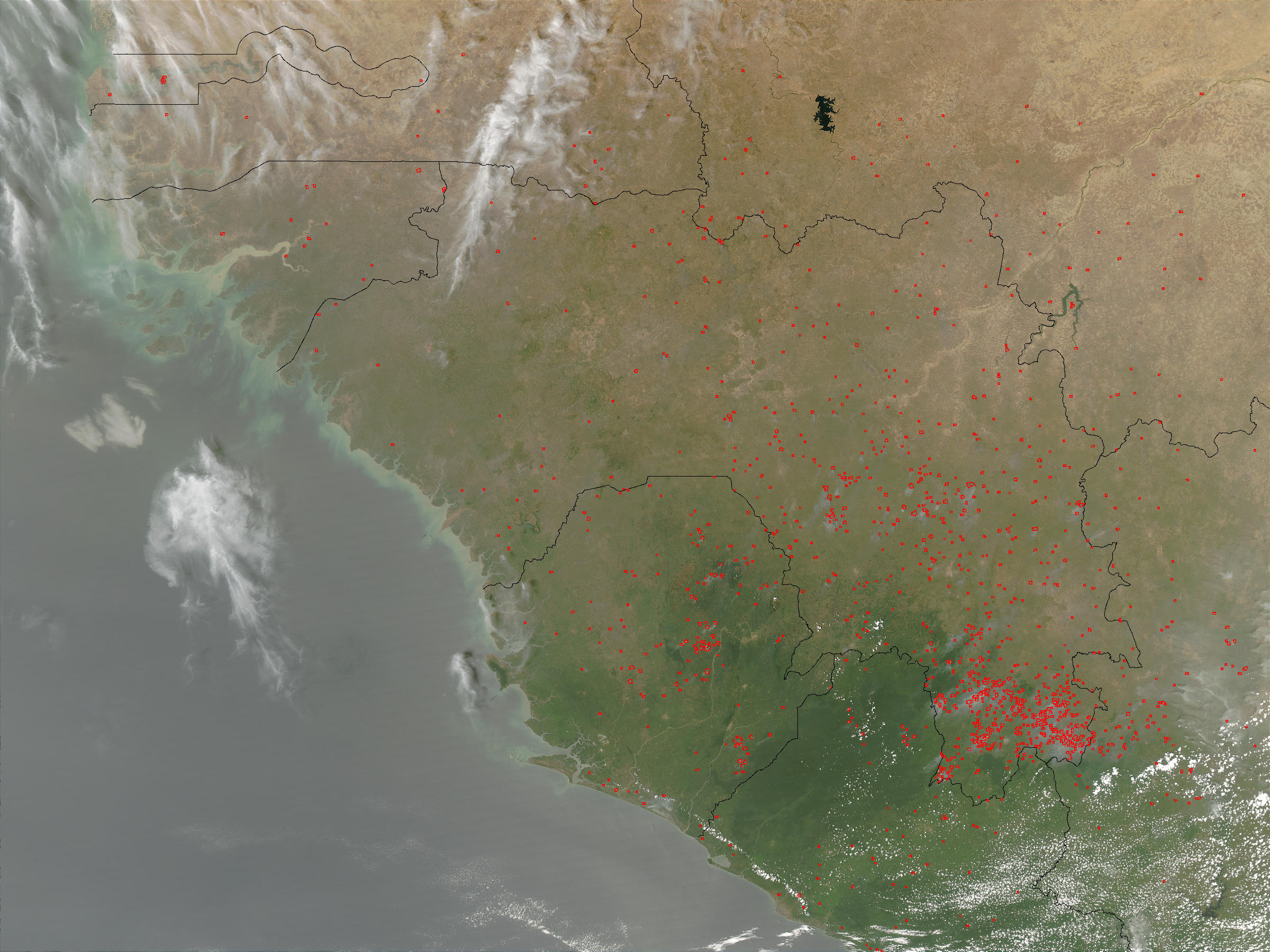 Fires in West Africa - related image preview