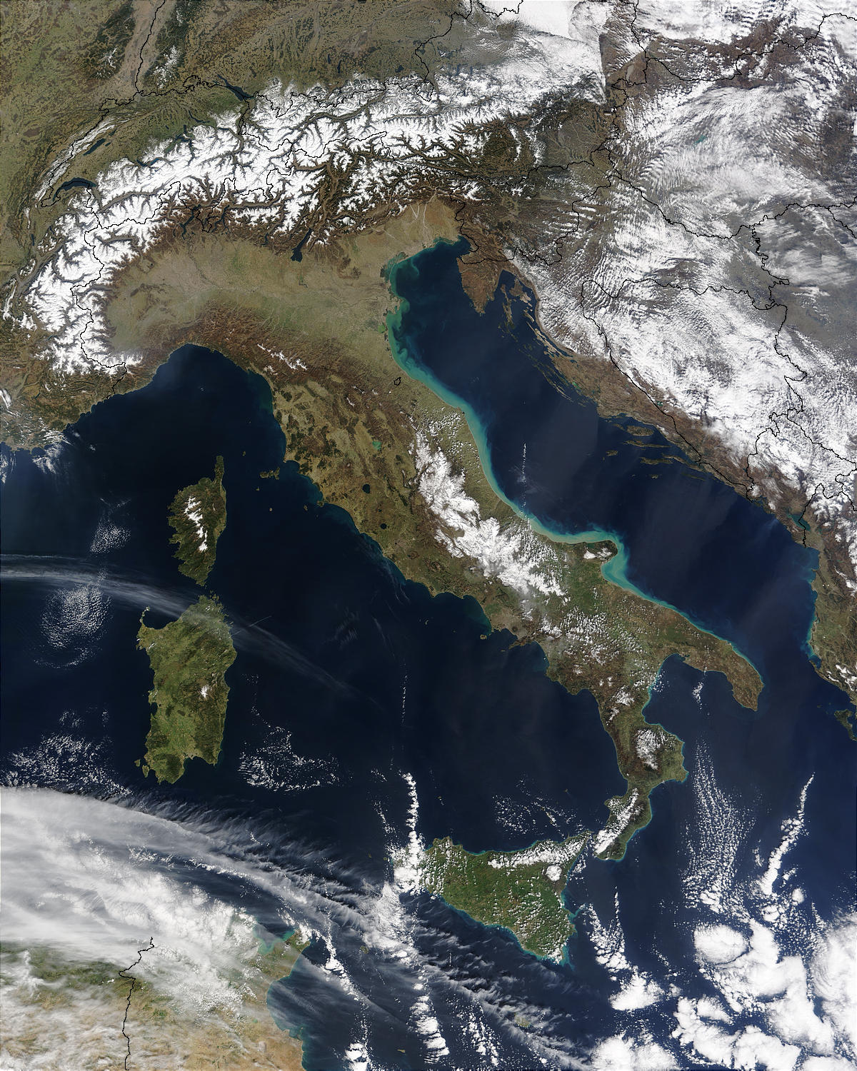 Sediment off the east coast of Italy - related image preview