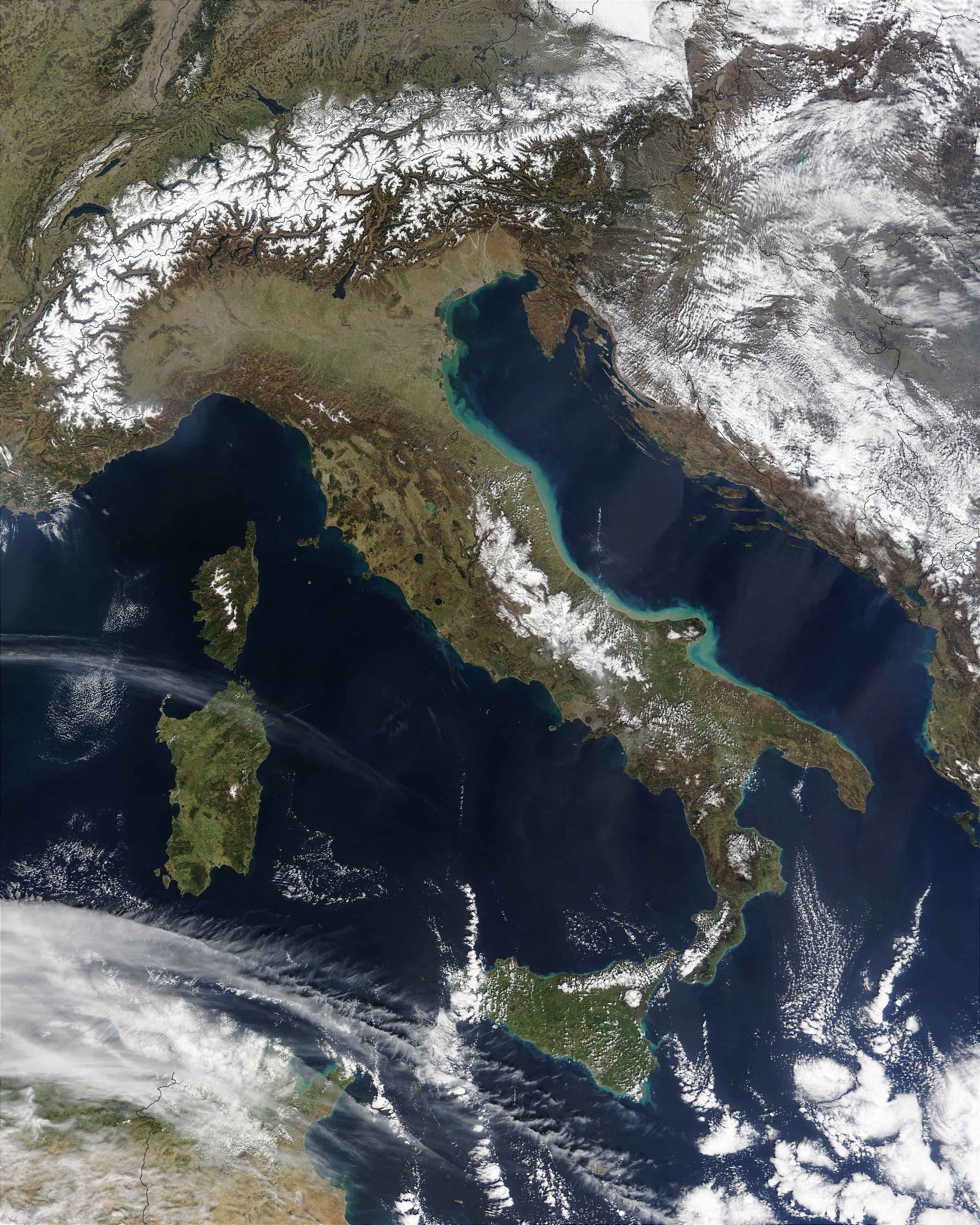 Sediment off the east coast of Italy - related image preview