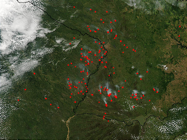 Fires in Paraguay and Argentina - related image preview