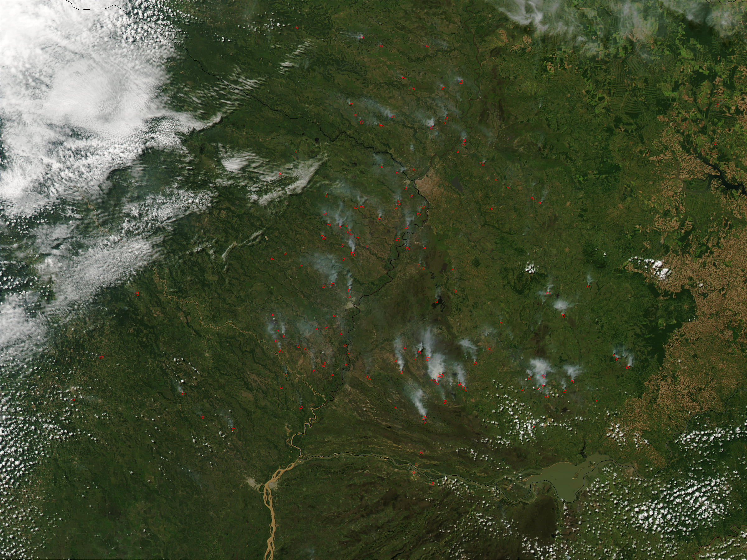 Fires in Paraguay and Argentina - related image preview
