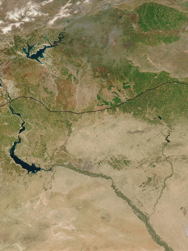 Irrigated and non-irrigated areas in Turkey and Syria - related image preview