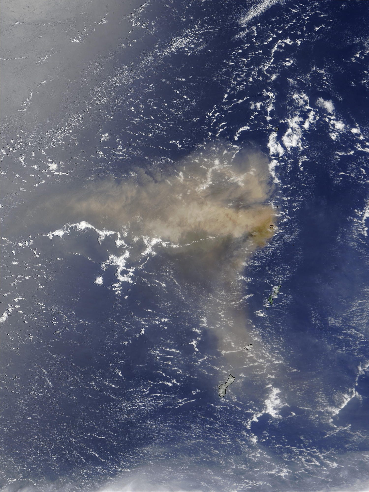 Eruption of Anatahan Volcano, Northern Mariana Islands - related image preview