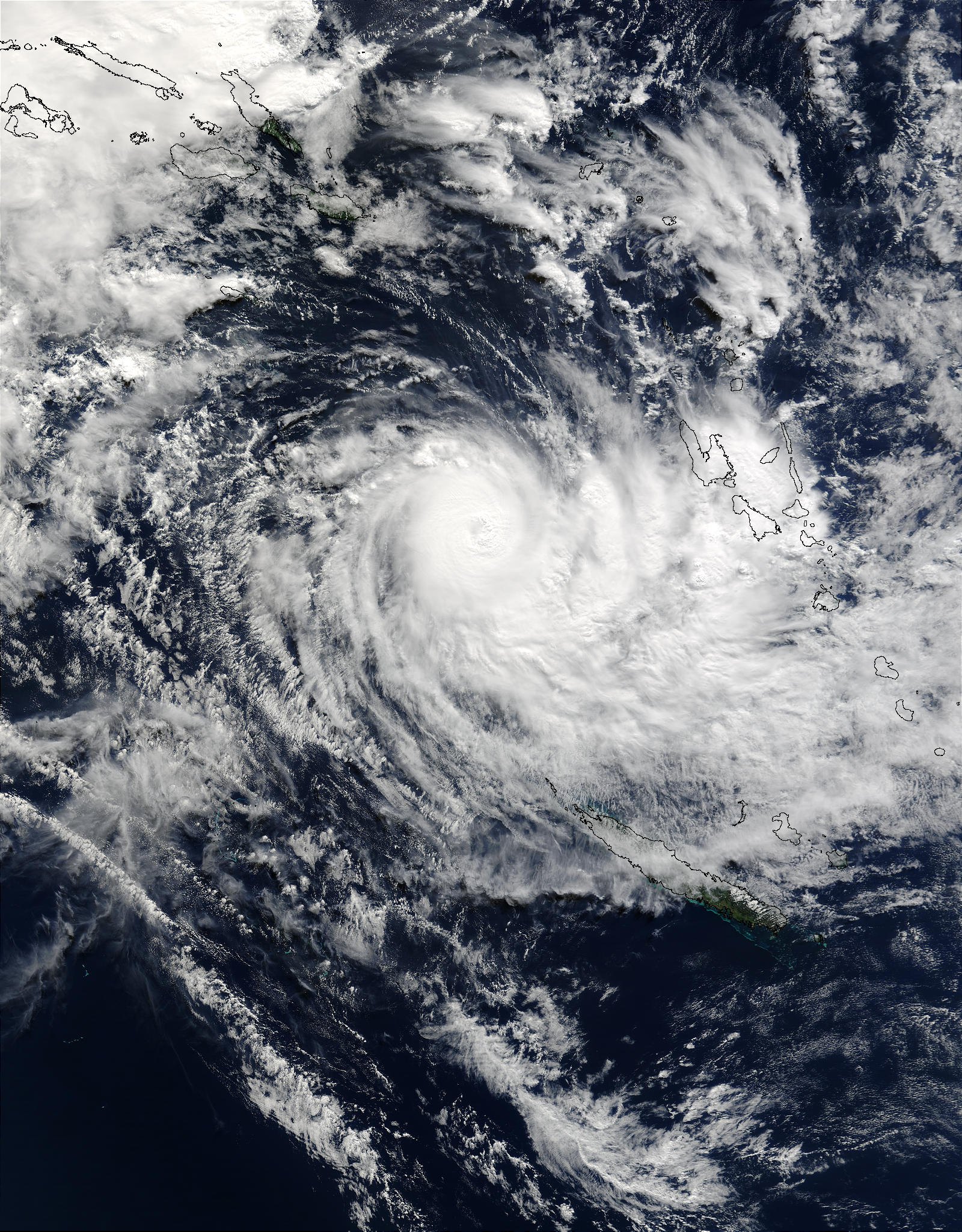 Tropical Cyclone Gina (29P) in the New Hebrides, Pacific Ocean - related image preview