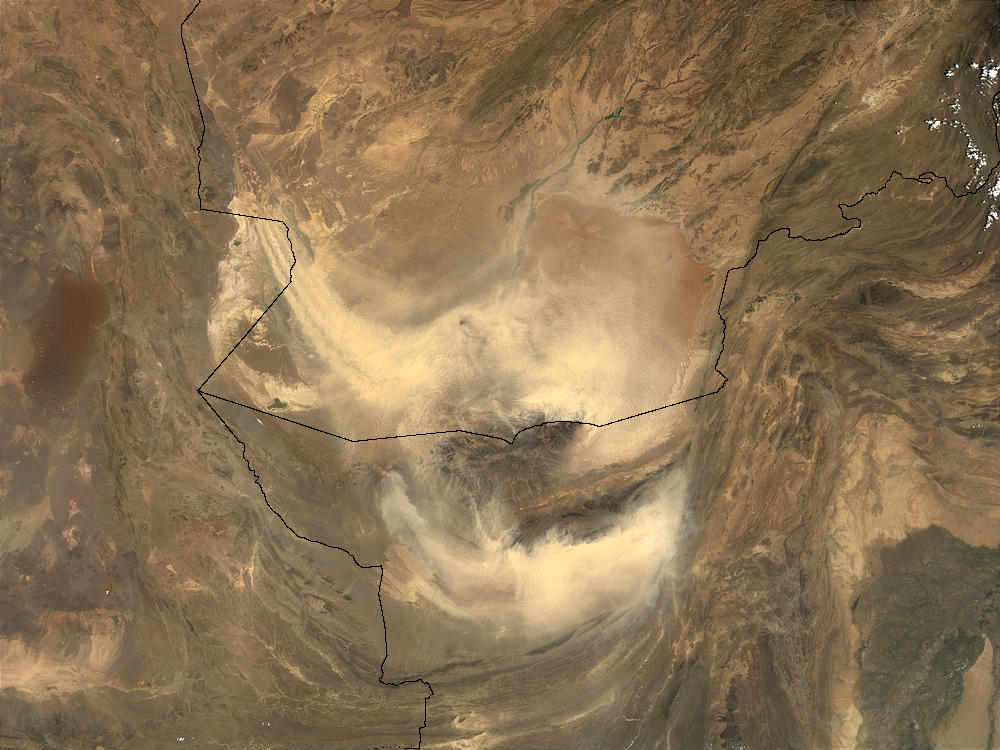 Dust storm in Afghanistan and Pakistan - related image preview