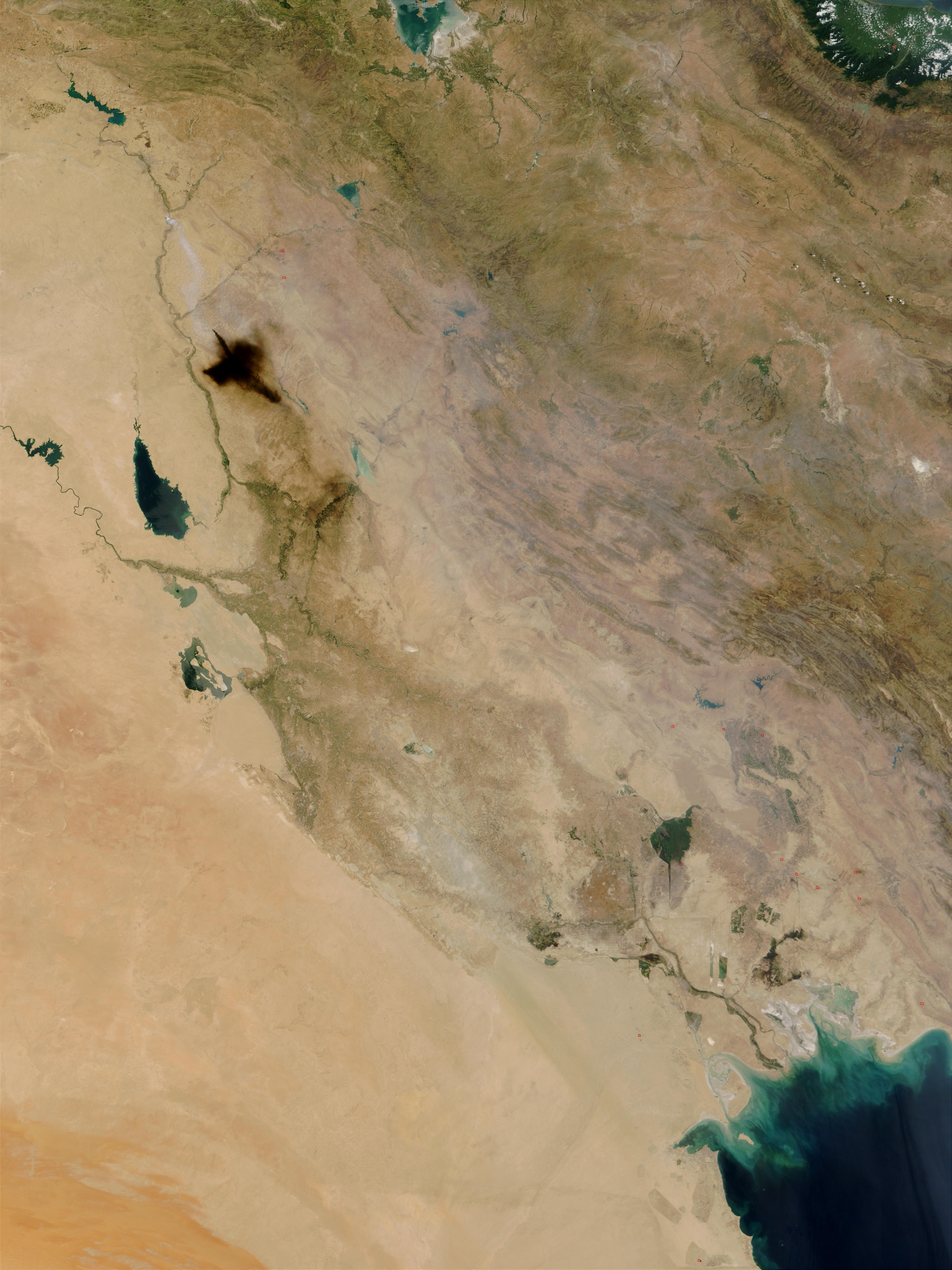 Toxic sulfur dioxide smoke across Iraq - related image preview