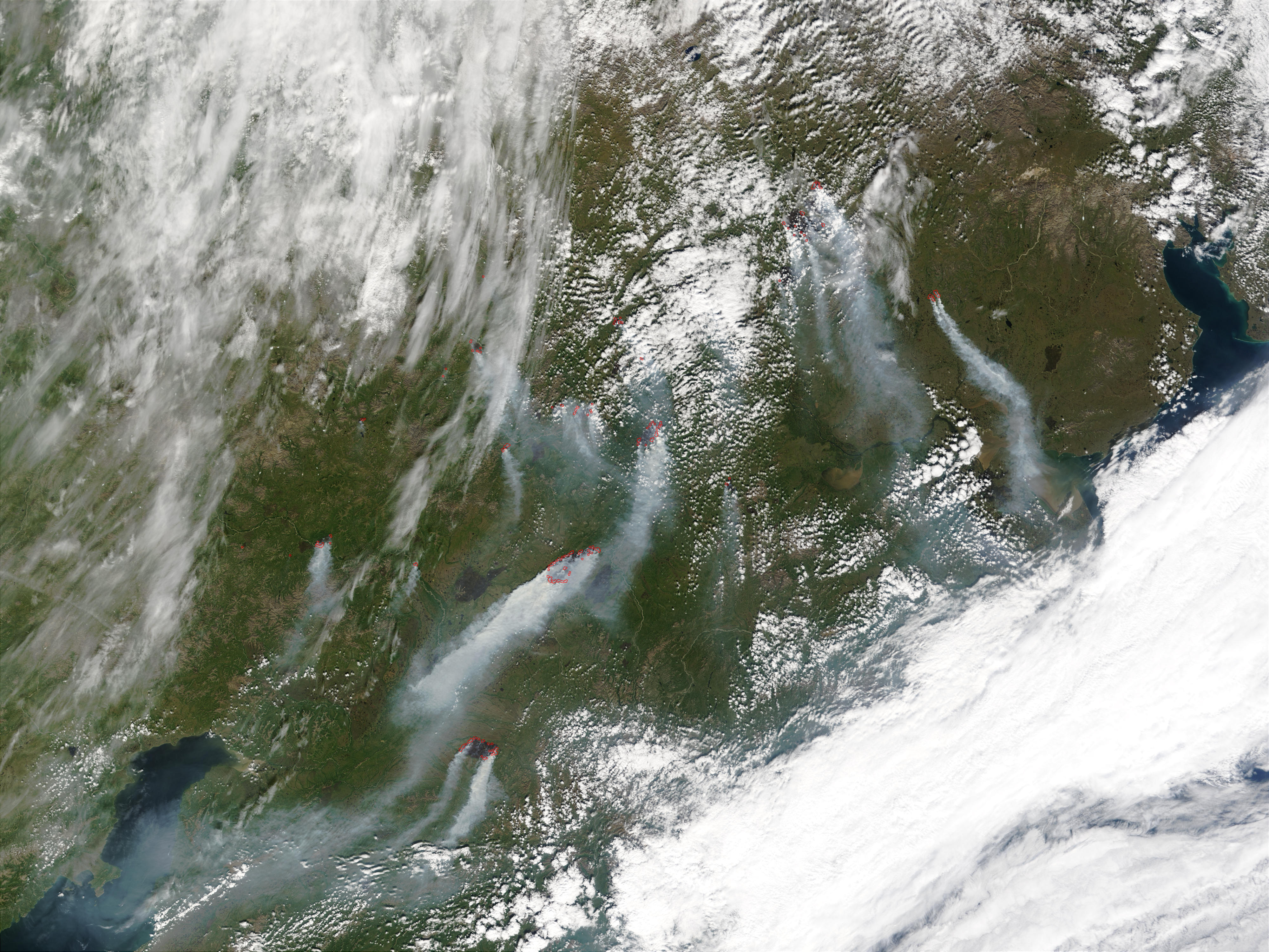 Fires and smoke in Siberia - related image preview