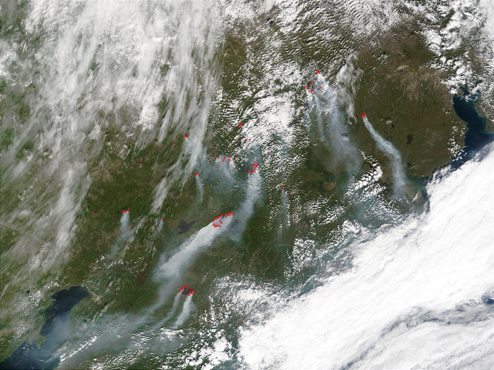 Fires and smoke in Siberia - related image preview