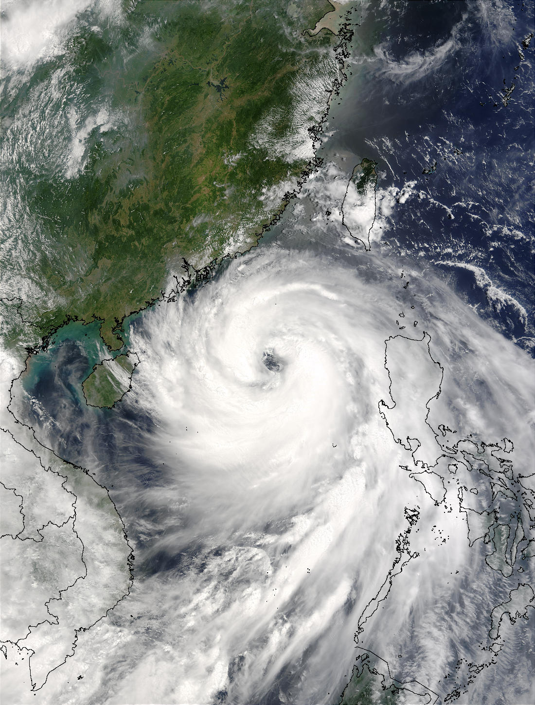 Typhoon Imbudo (09W) over the South China Sea - related image preview