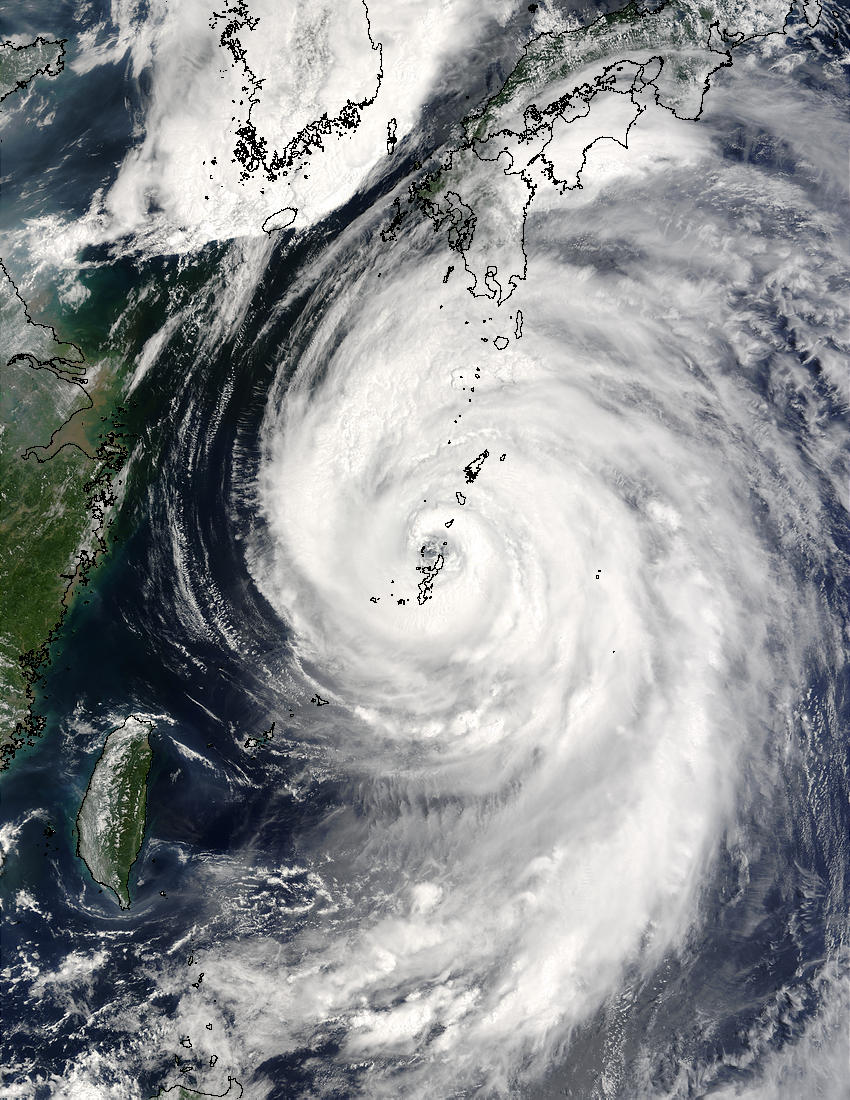Typhoon Etau (11W) south of Japan - related image preview