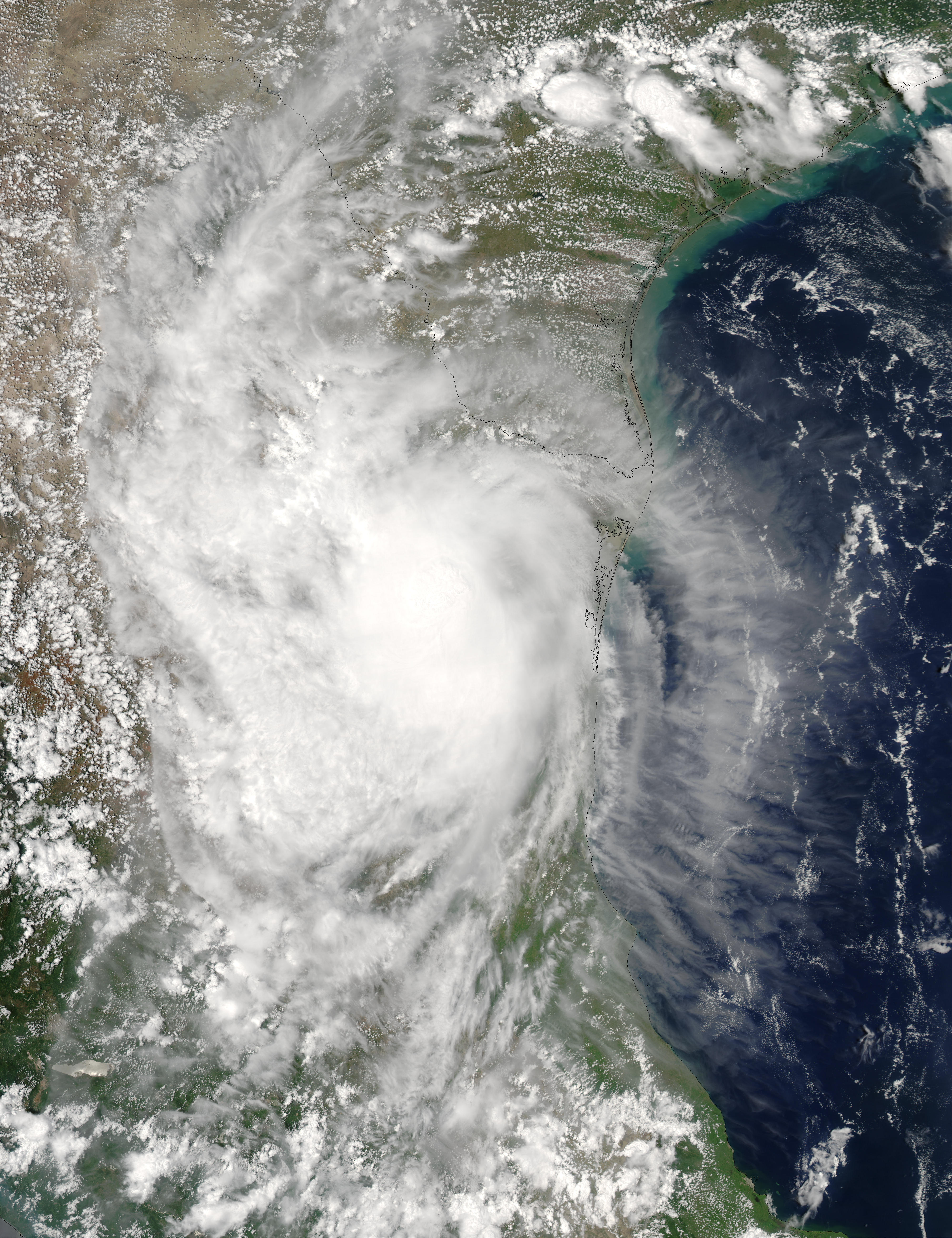 Tropical Storm Erika over Mexico - related image preview