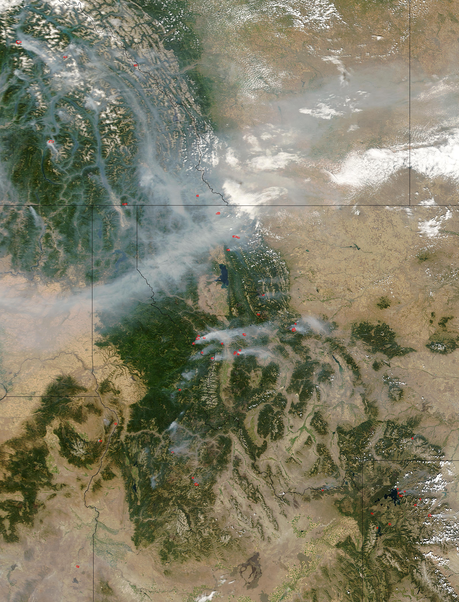 Fires and smoke in Idaho and Montana - related image preview