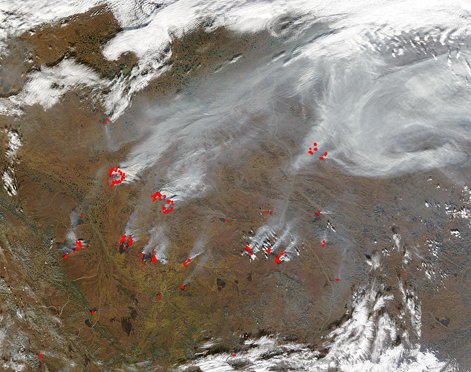 Fires and smoke in Siberia - related image preview