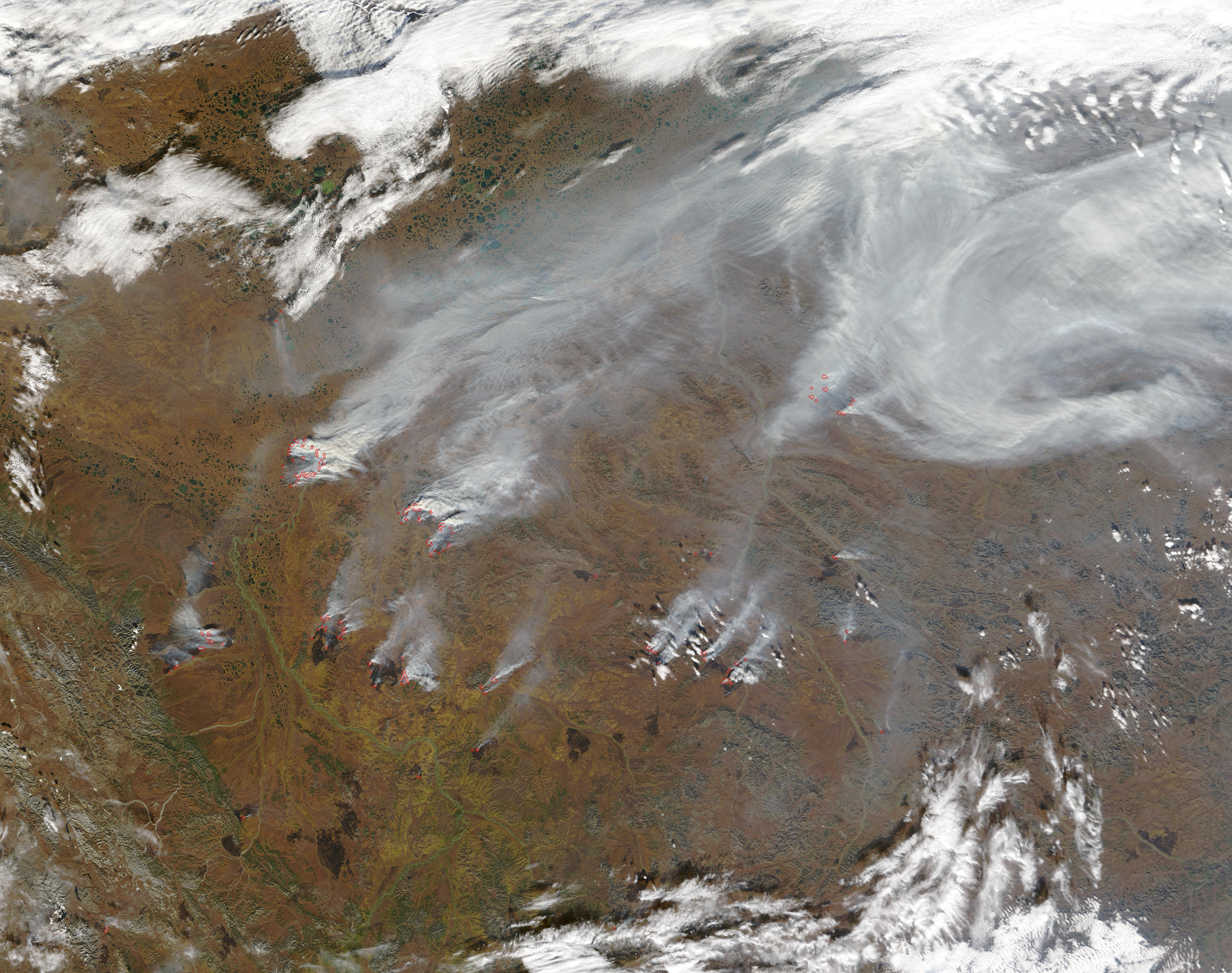 Fires and smoke in Siberia - related image preview