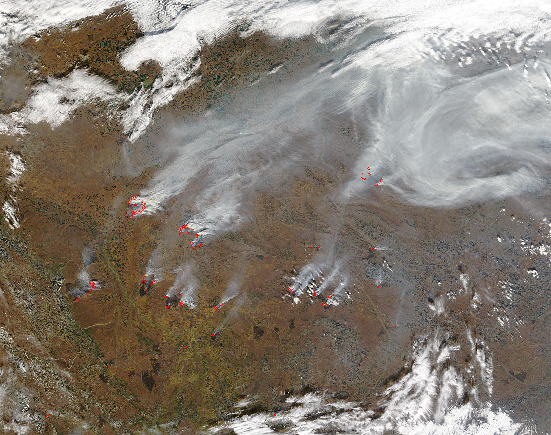 Fires and smoke in Siberia - related image preview