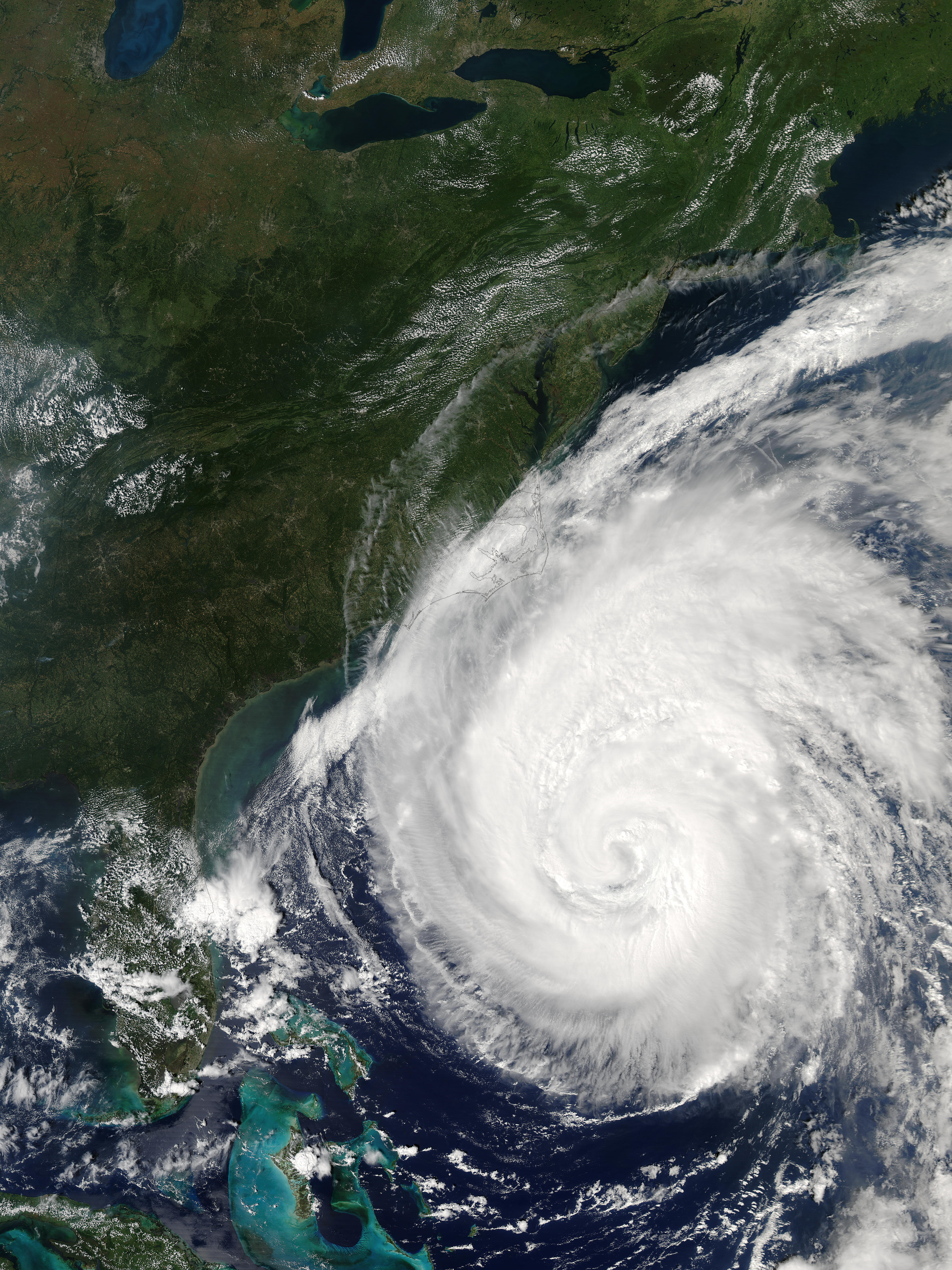 Hurricane Isabel Off The US East Coast (afternoon Overpass)