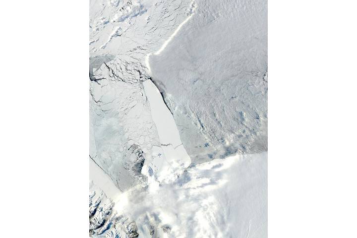 B-15A Iceberg In The Ross Sea, Antarctica