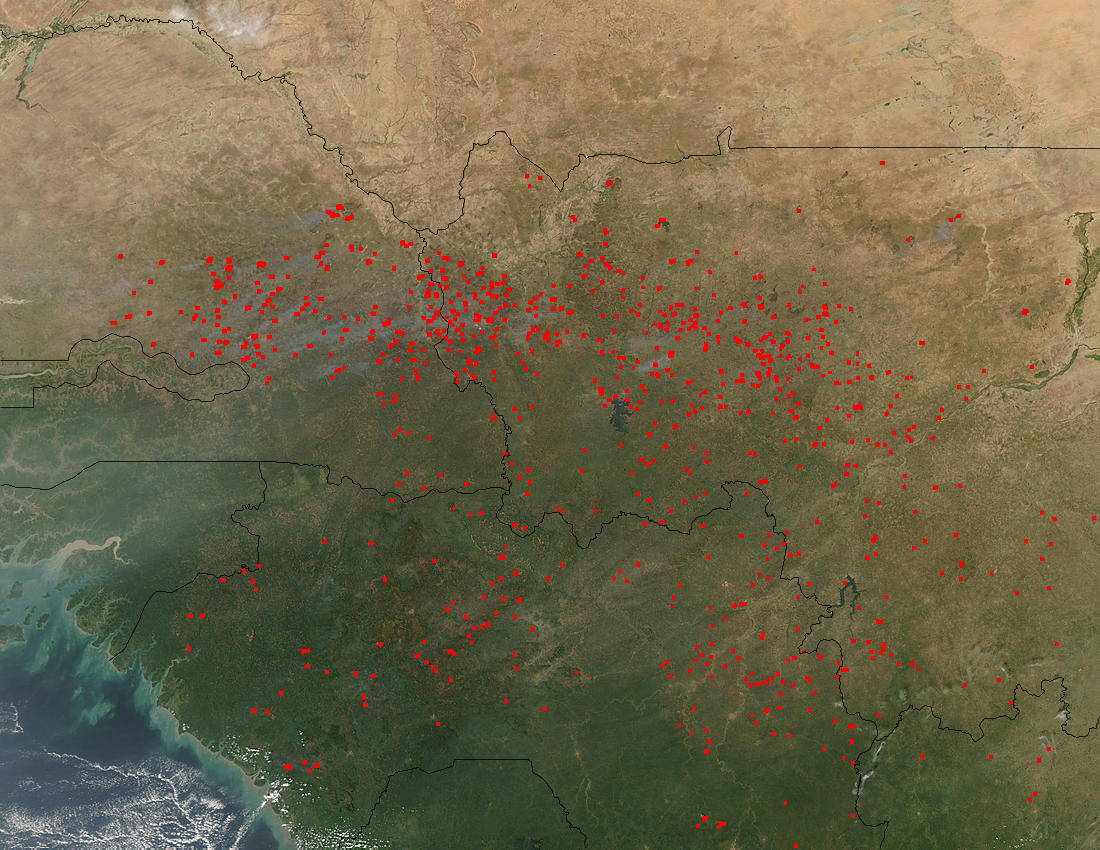 Fires in West Africa - related image preview