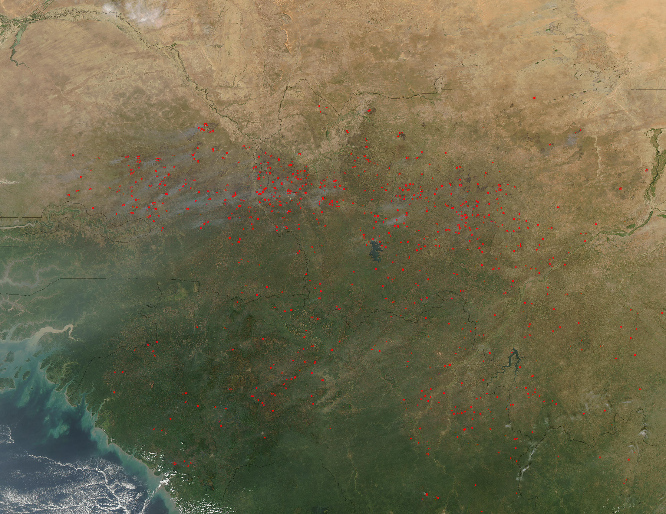 Fires in West Africa - related image preview