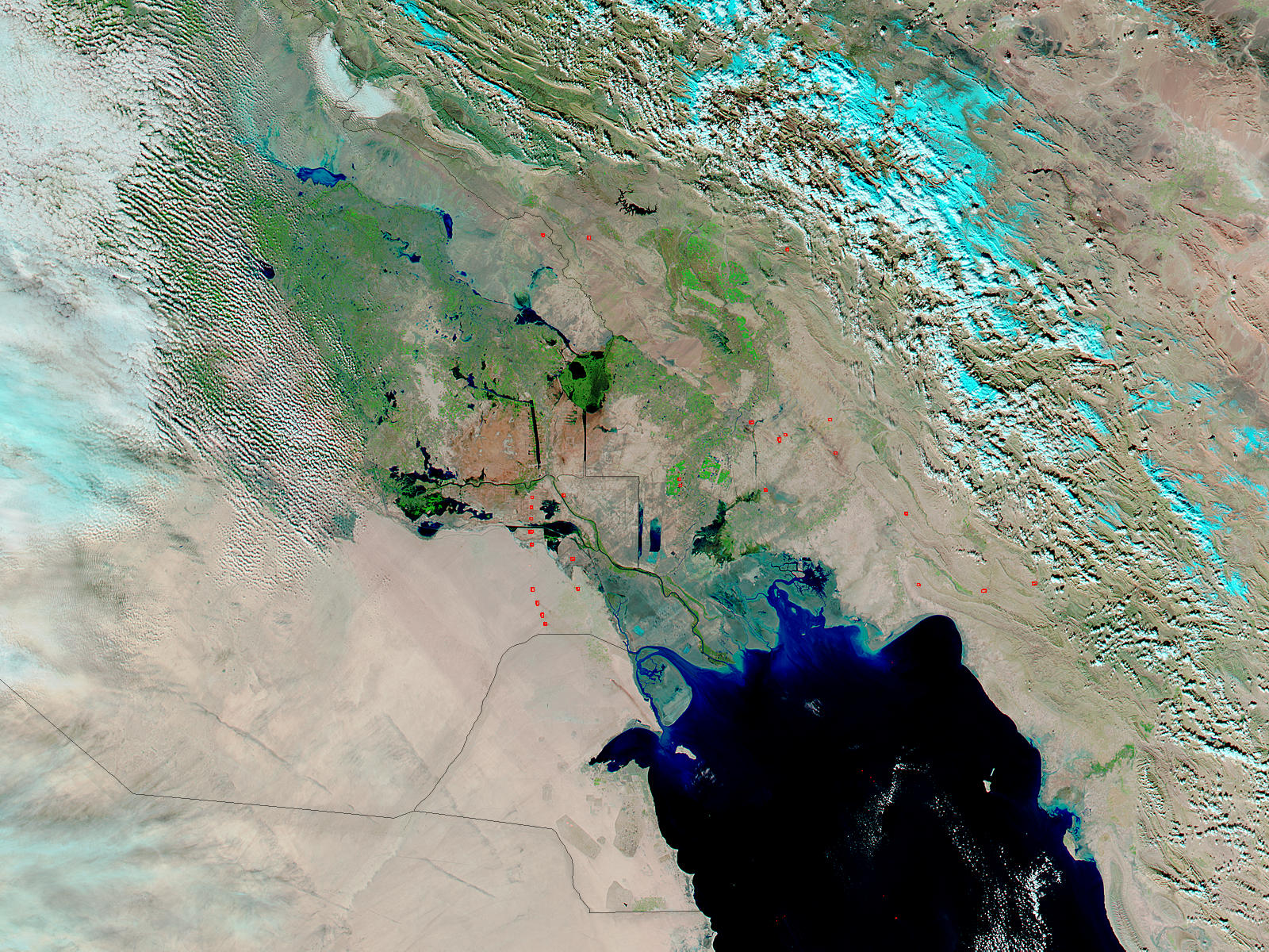 Persian Gulf (before floods, false color) - related image preview