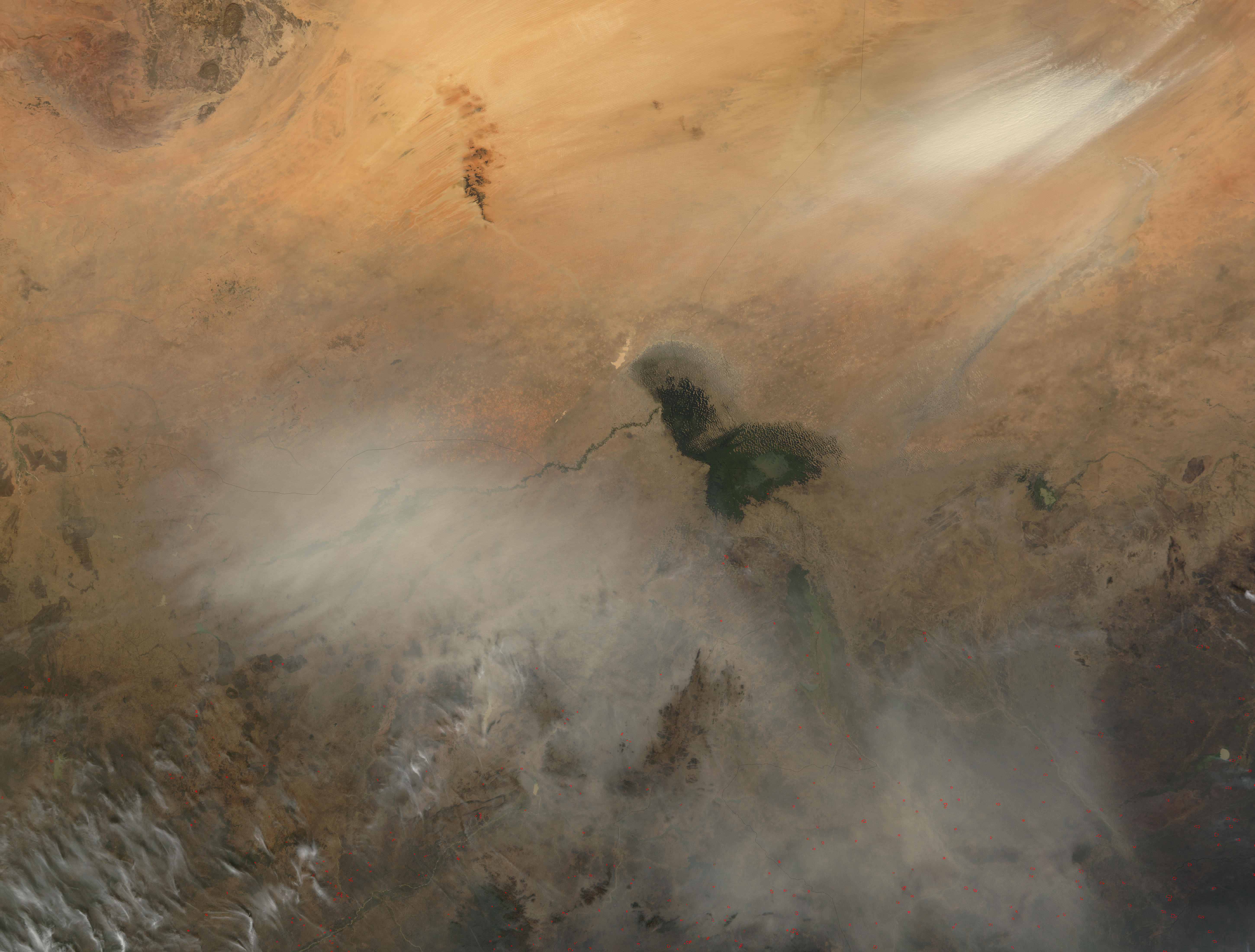 Dust storms in central Africa - related image preview