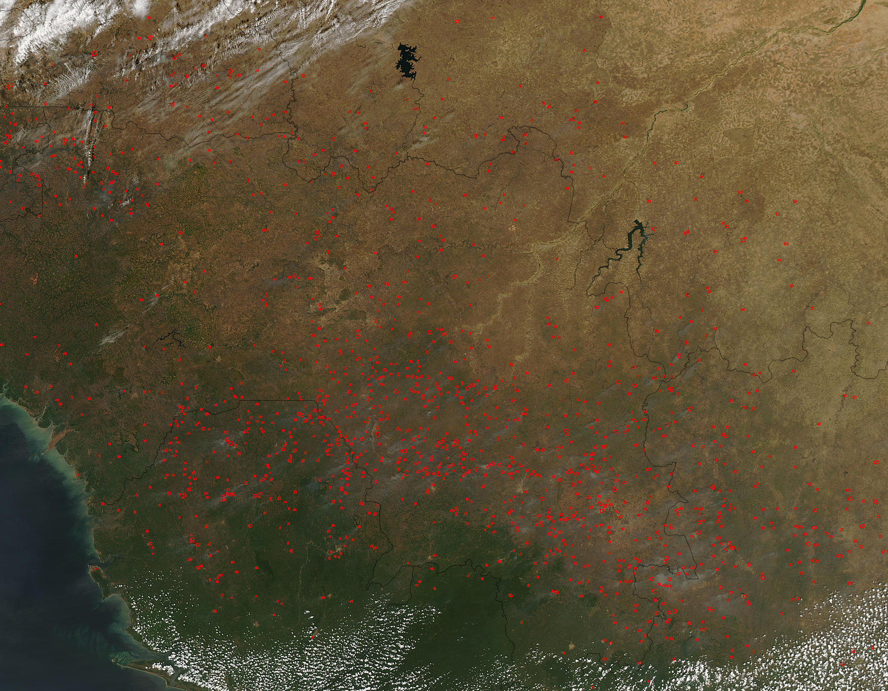 Fires in West Africa - related image preview