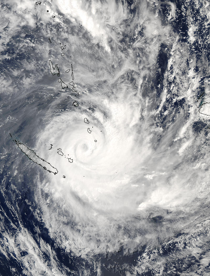 Tropical Cyclone Ivy (13P) over the New Hebrides Islands - related image preview