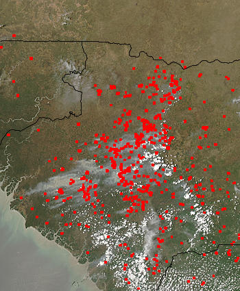 Fires in West Africa - related image preview