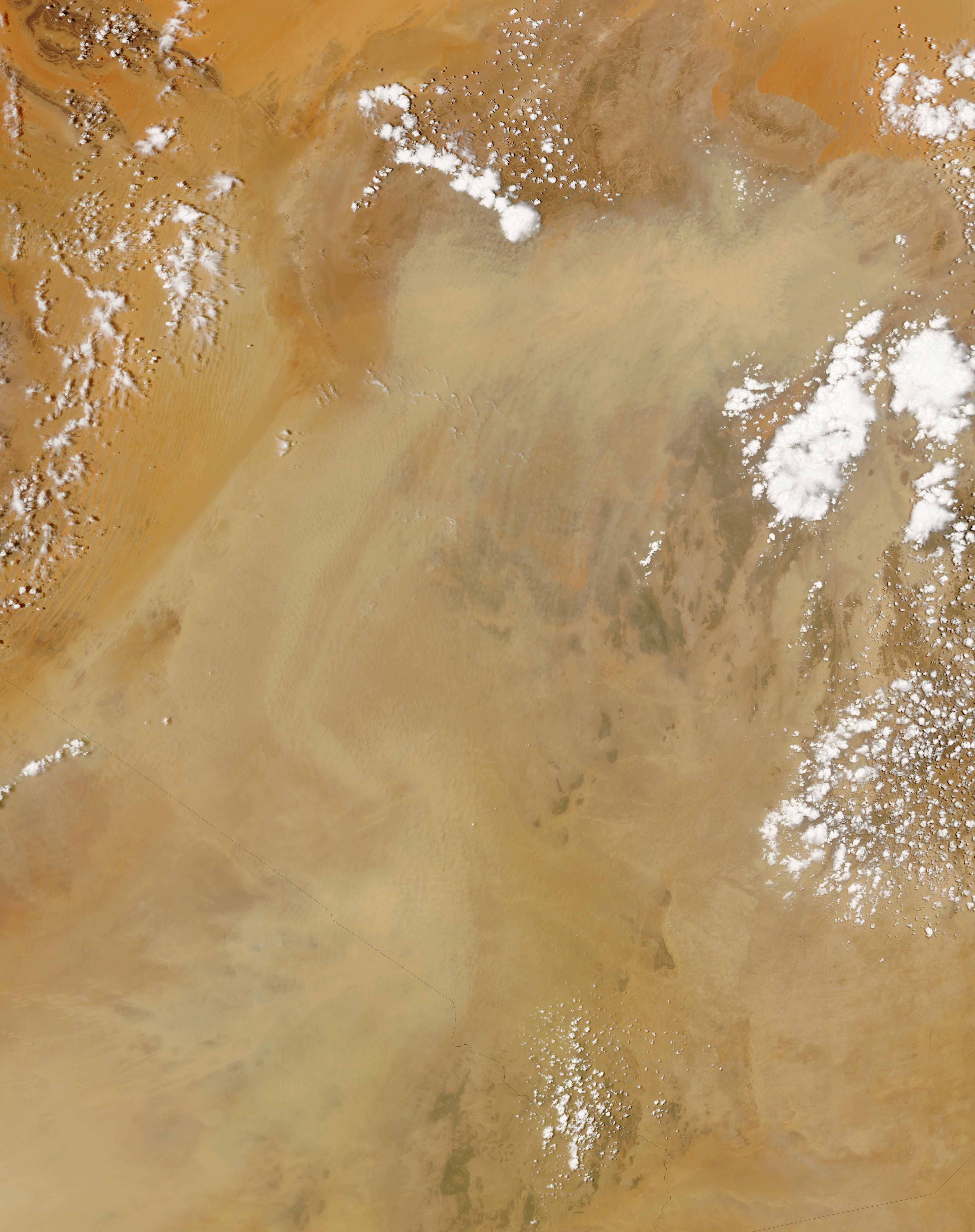 Dust storm in the Sahara Desert - related image preview