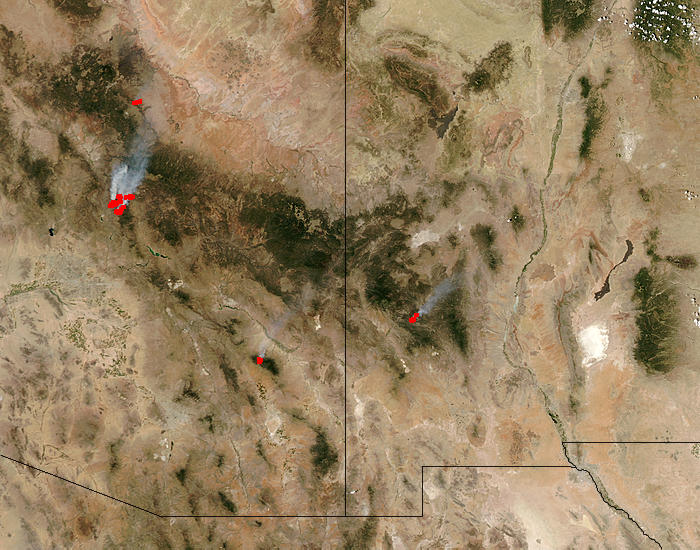 Wildfires in Arizona and New Mexico - related image preview