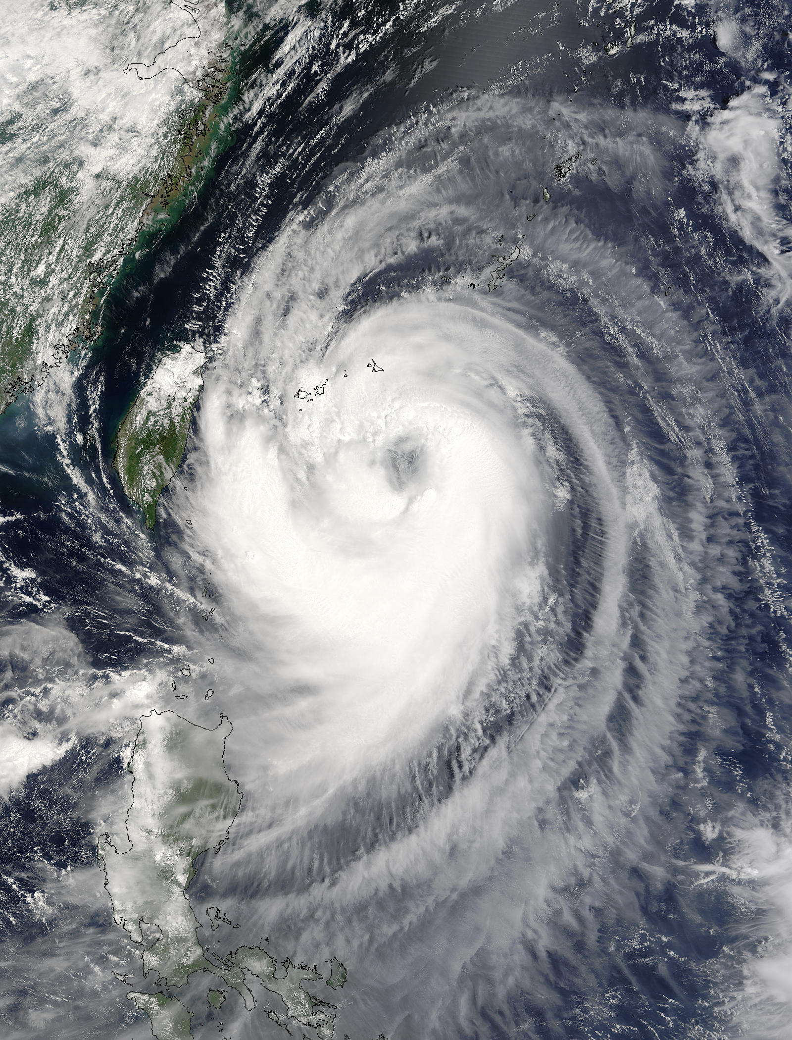 Typhoon Aere (20W) approaching Taiwan - related image preview