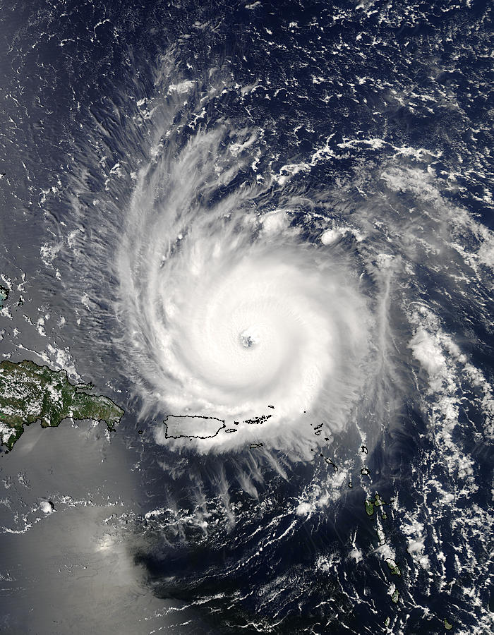 Hurricane Frances (06L) off Puerto Rico (afternoon overpass) - related image preview