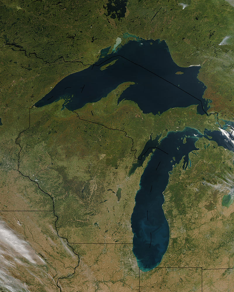 Fall colors around the Great Lakes - related image preview