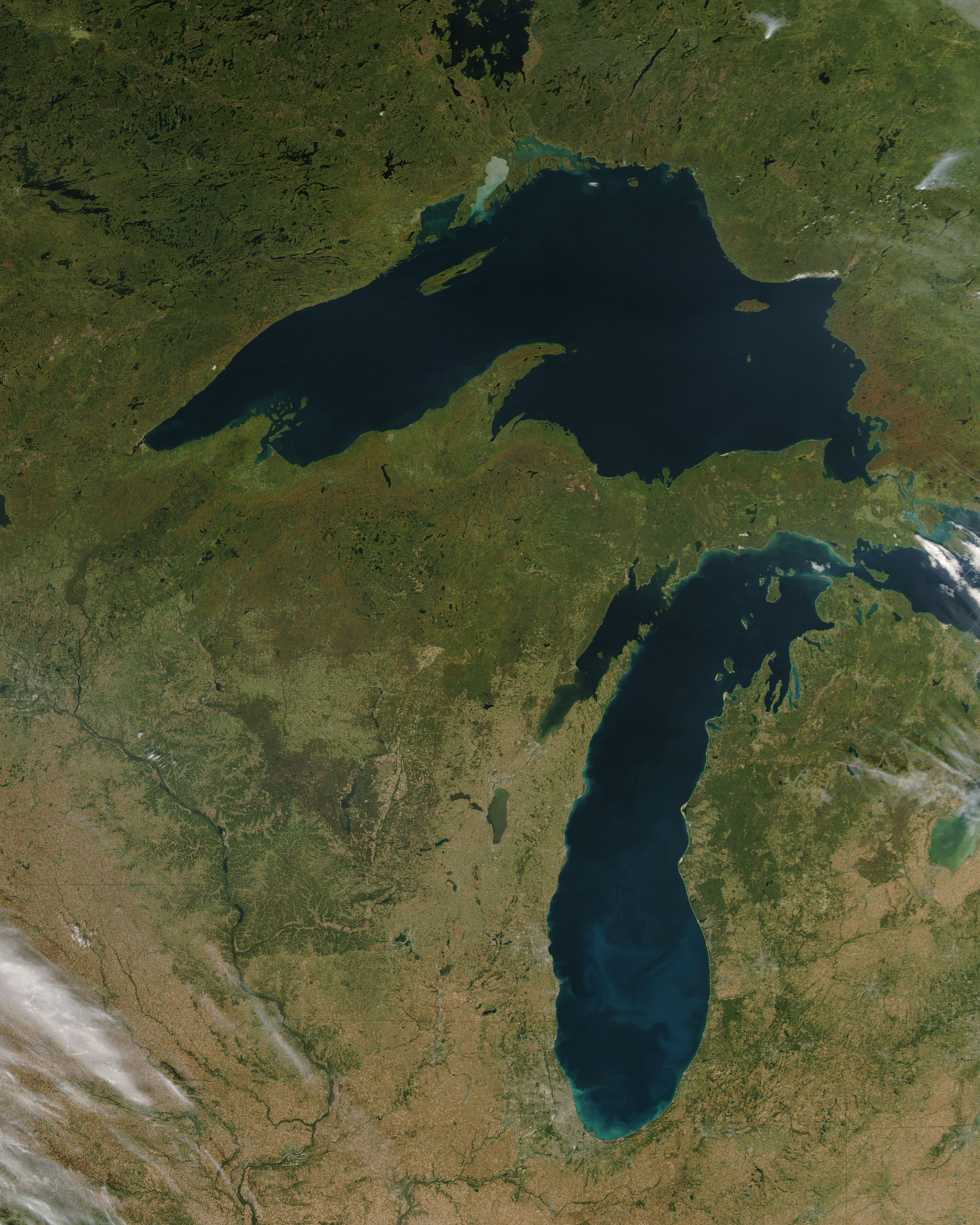 Fall colors around the Great Lakes - related image preview
