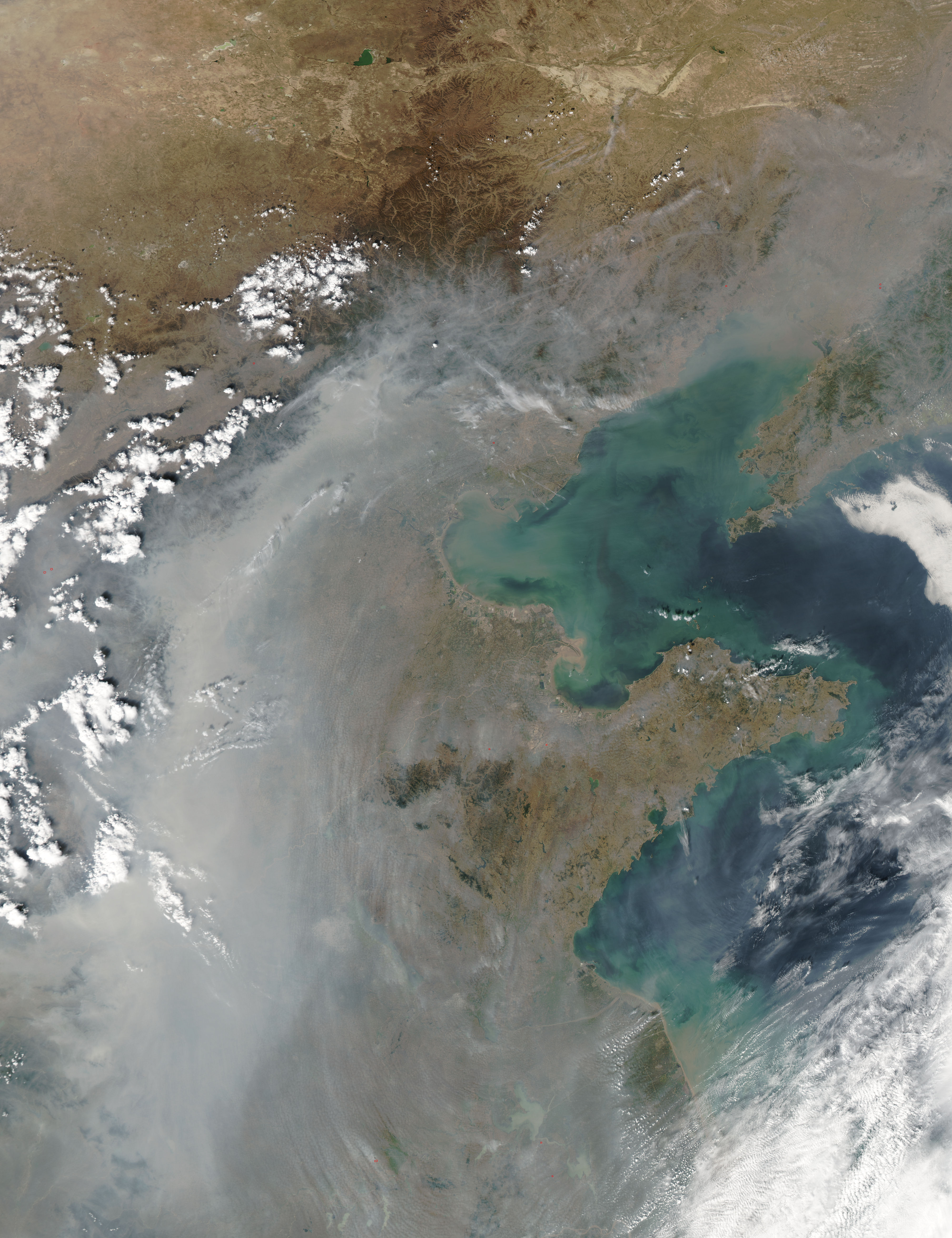 Pollution over Eastern China - related image preview