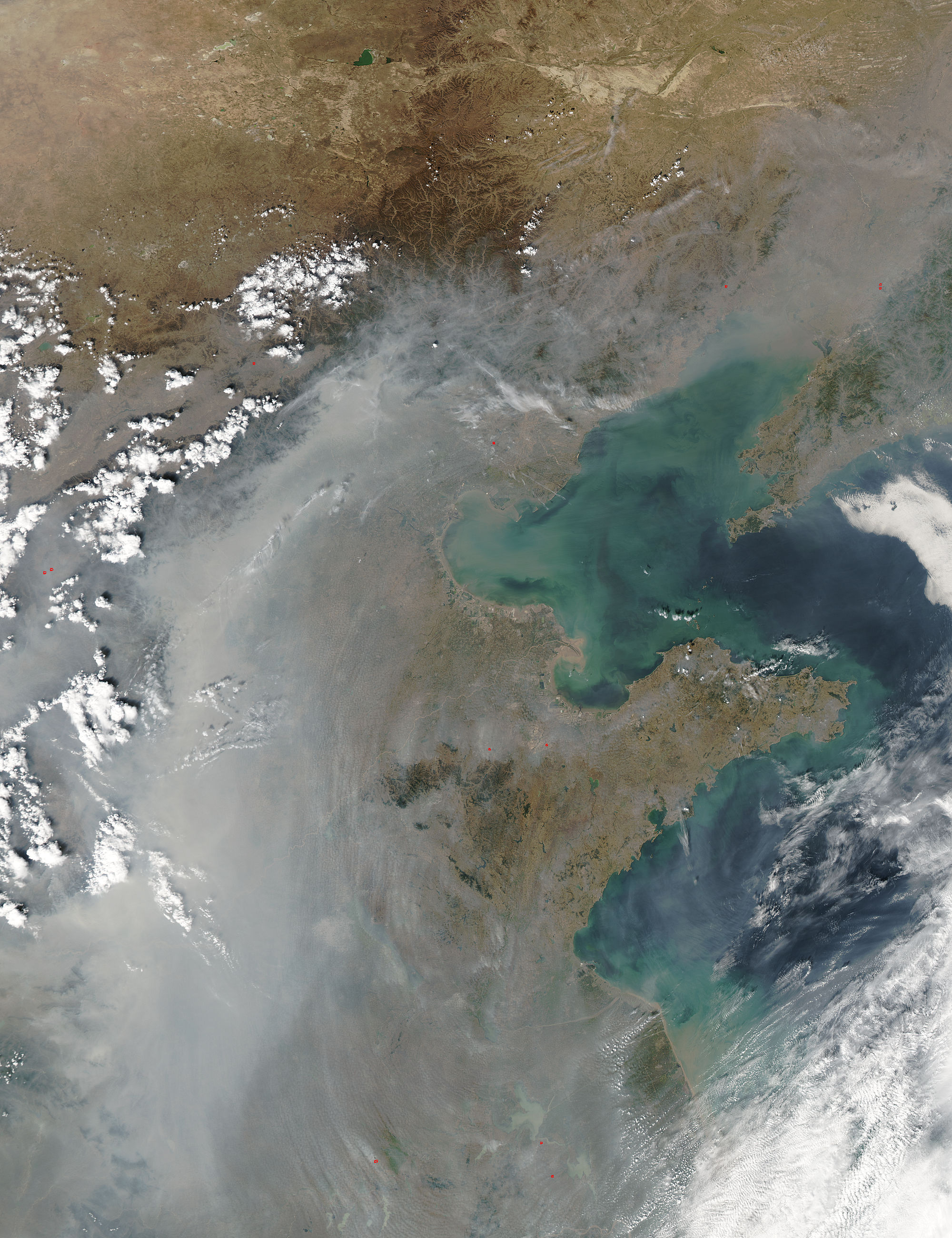 Pollution over Eastern China - related image preview