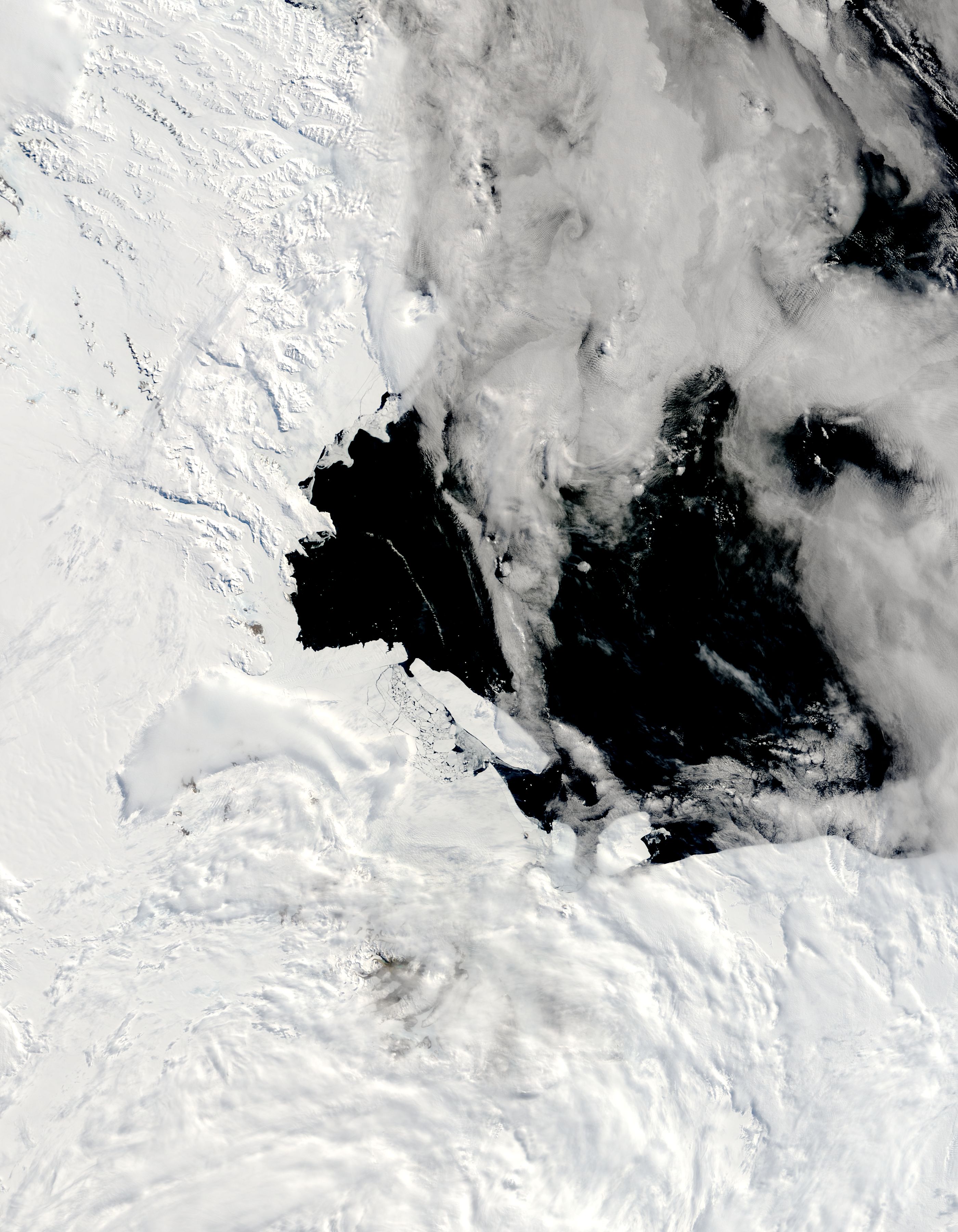 B-15A, B-15J, B-15K, and C-16 icebergs in the Ross Sea, Antarctica - related image preview