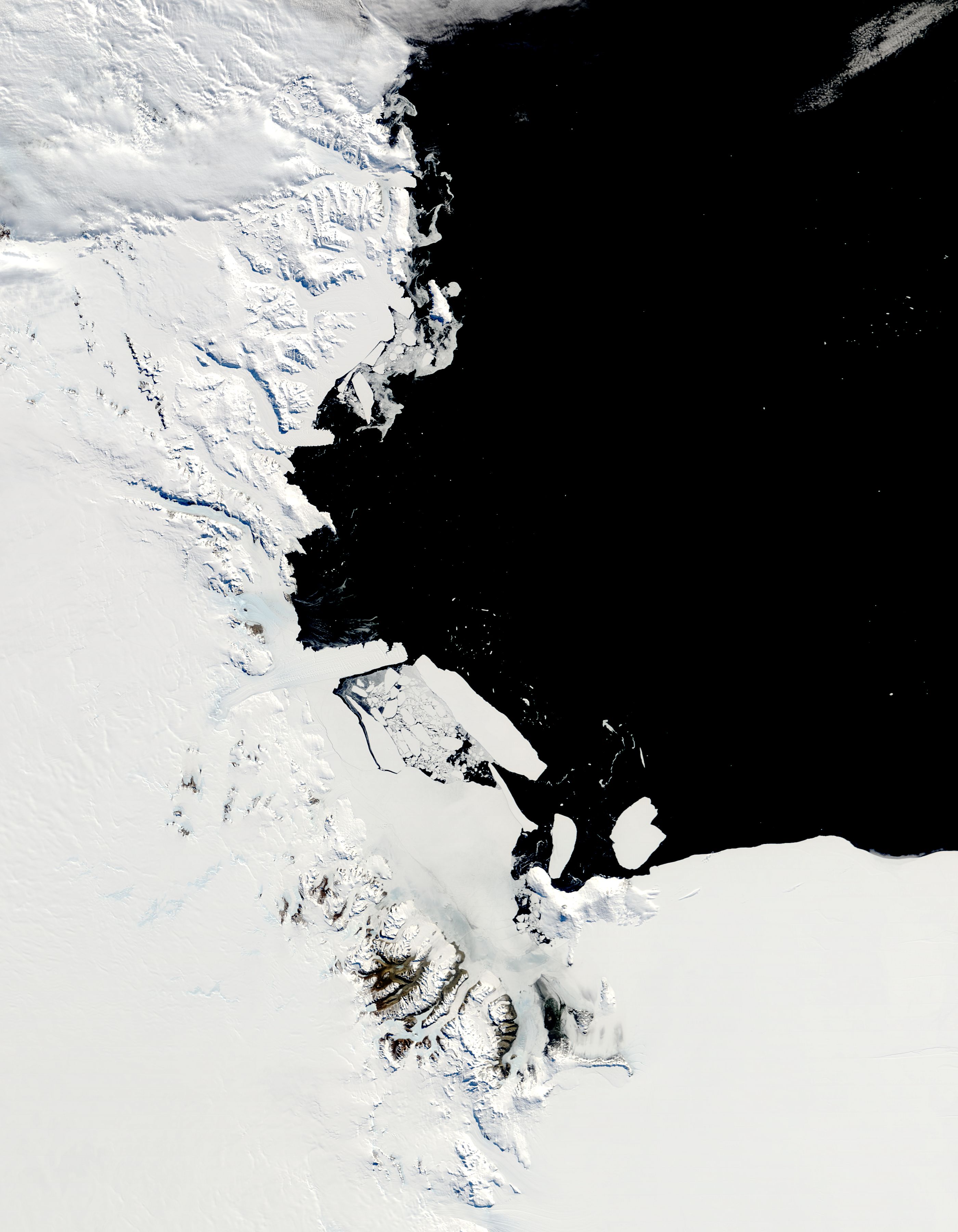 B-15A, B-15J, B-15K, and C-16 icebergs in the Ross Sea, Antarctica - related image preview