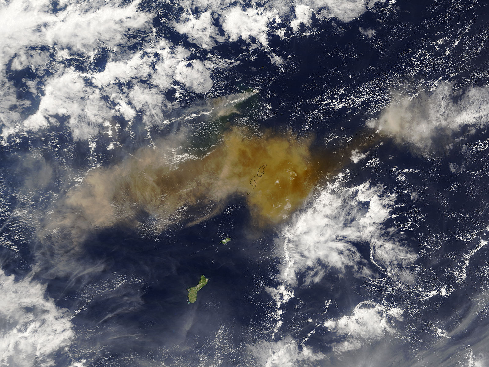 Eruption of Anatahan Volcano, Northern Mariana Islands - related image preview