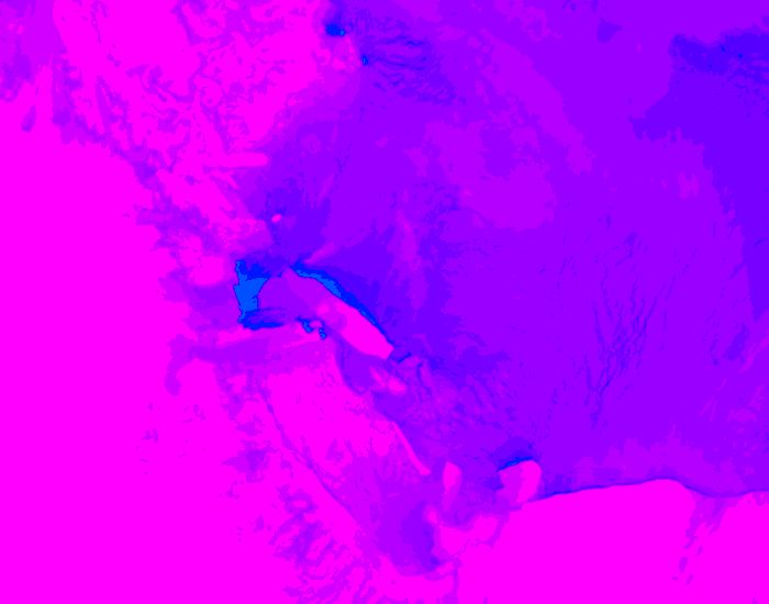 Icebergs in the Ross Sea, Antarctica (surface temperature image) - related image preview