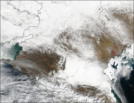 Fires in Southwest Russia