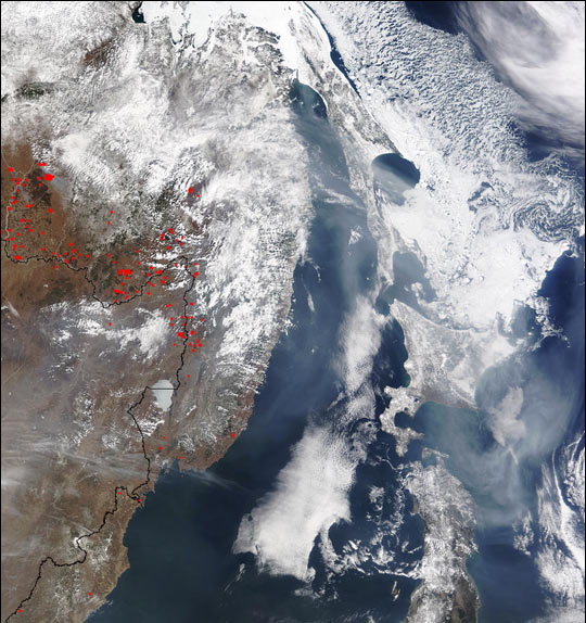 Fires in Eastern Russia