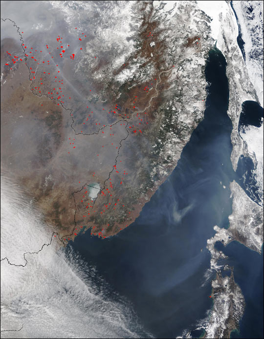 Fires in Eastern Russia