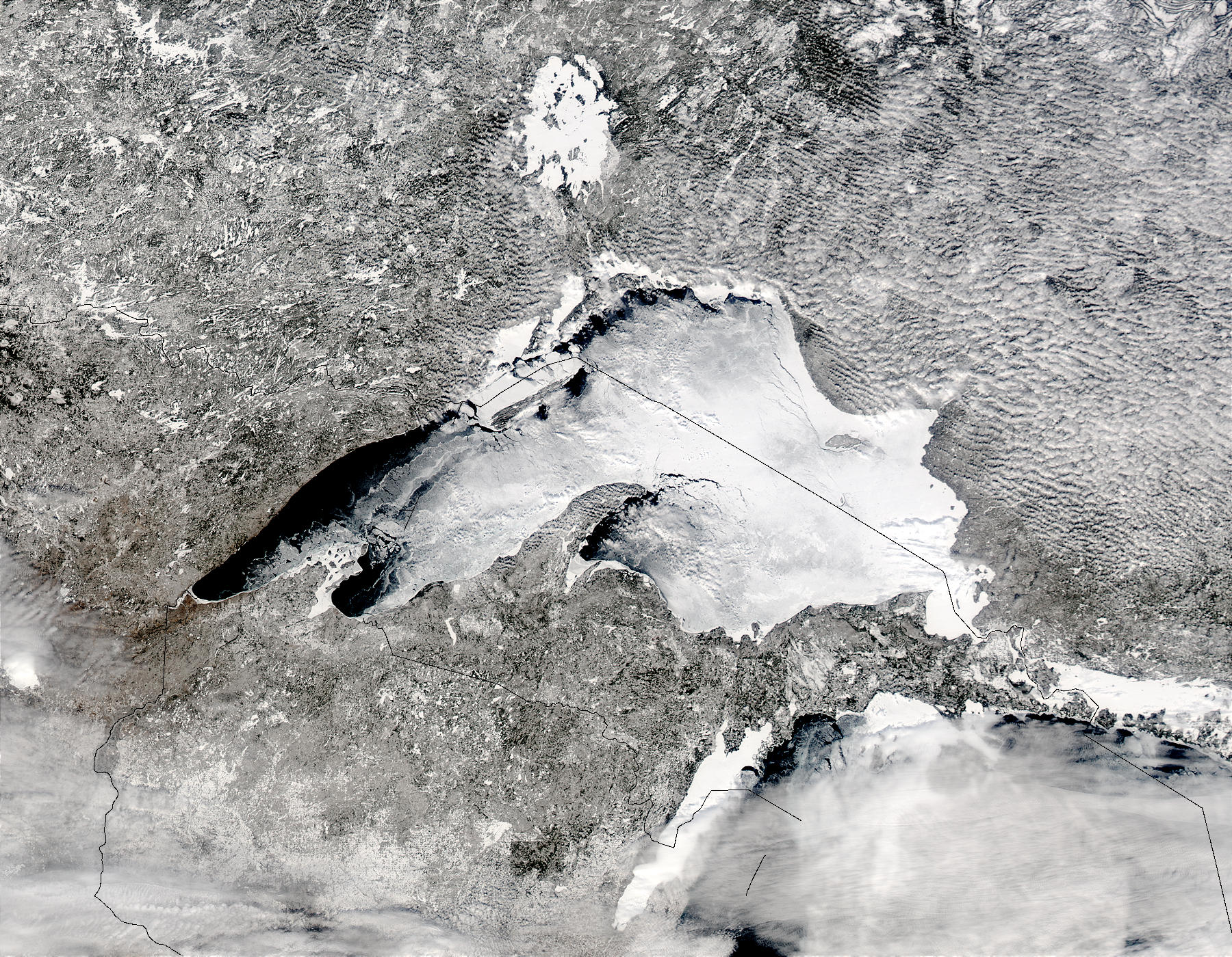 Ice Covers the Great Lakes - related image preview