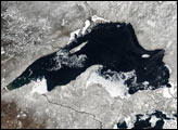 Ice Covers the Great Lakes