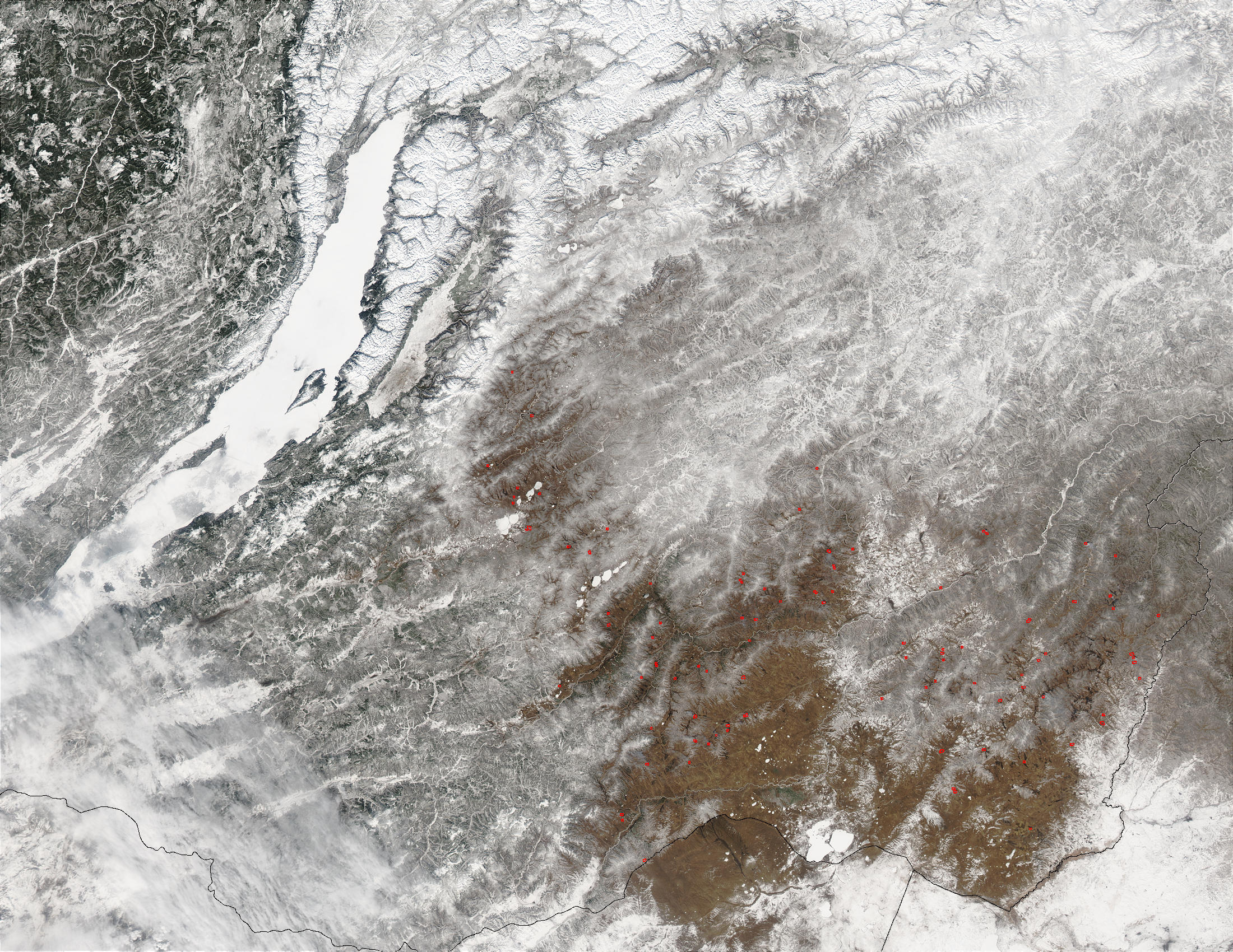 Fires Surrounding Lake Baikal - related image preview